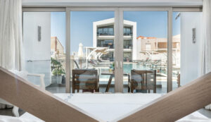 Platanias Ariston resort in Chania- hotels and suites in Chania- Interior area with view