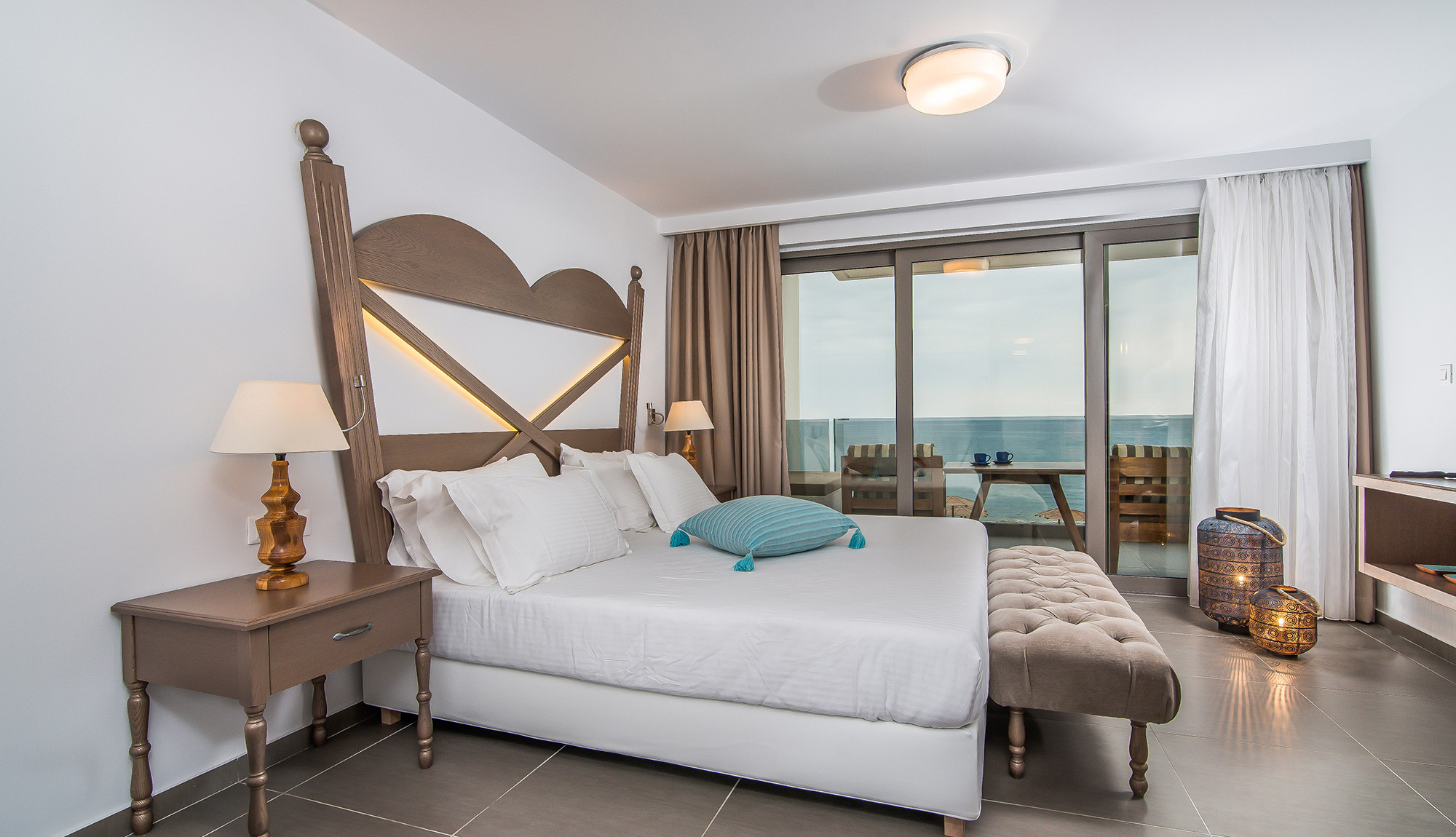 Sea view hotel Platanias Chania Crete